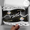 Personalized Pittsburgh Steelers Football Team Clunky Sneakers Max Soul Shoes