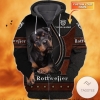 Personalized Rottweiler Zip Hoodie