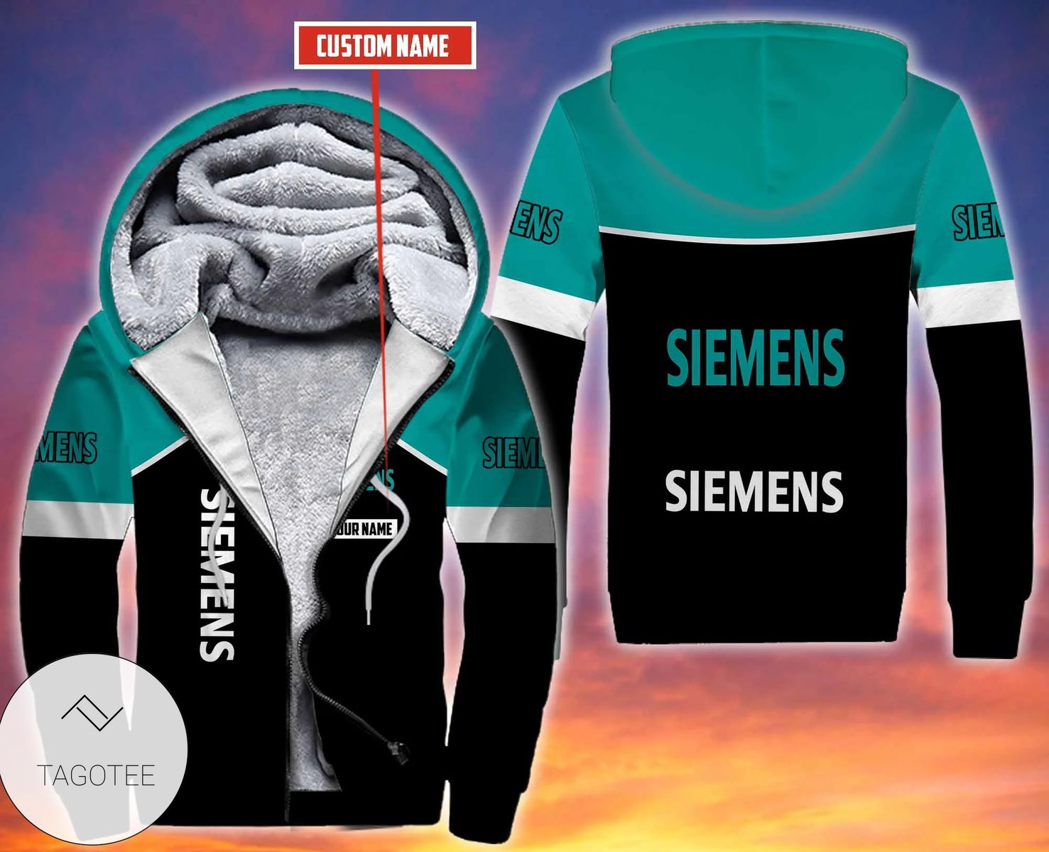 Personalized Siemens Fleece Hoodie