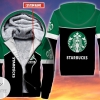 Personalized Starbucks Fleece Hoodie