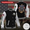 Personalized Us Navy Veteran Gift For Military Veteran Design 3d Design Custom Baseball Jacket