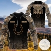 Personalized Your Name Hunting Camo Style Indianapolis Colts Full Print Hoodie