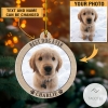 Personalized Your Pet Dog Photo Ornament