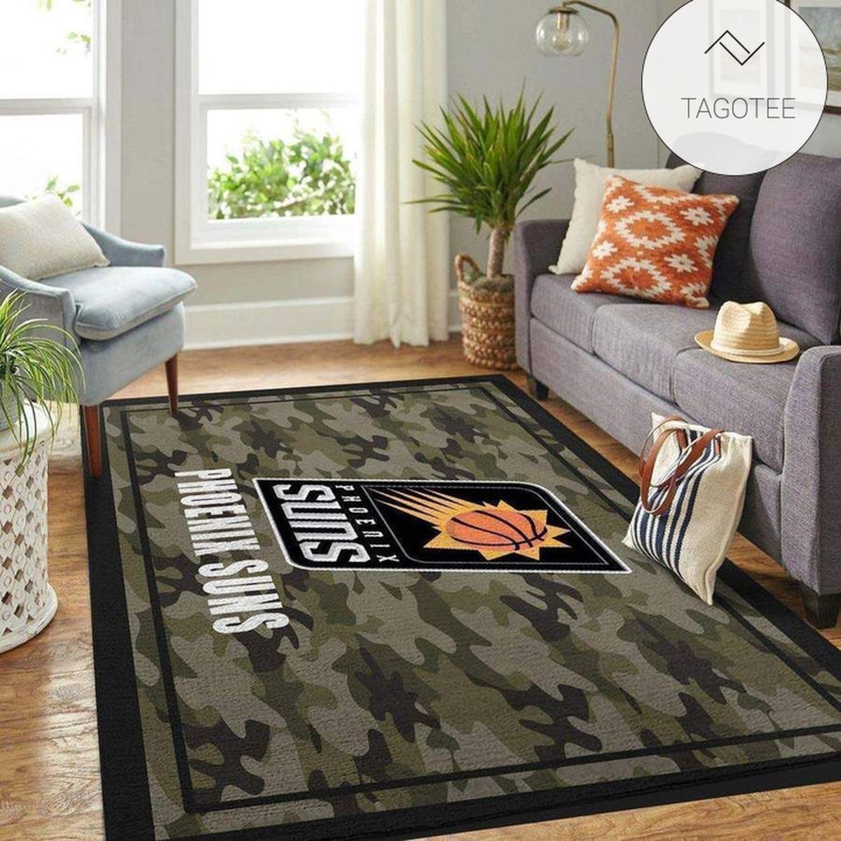 Phoenix Suns Area Rug NBA Basketball Team Logo Carpet Living Room Rugs Floor Decor 2003276