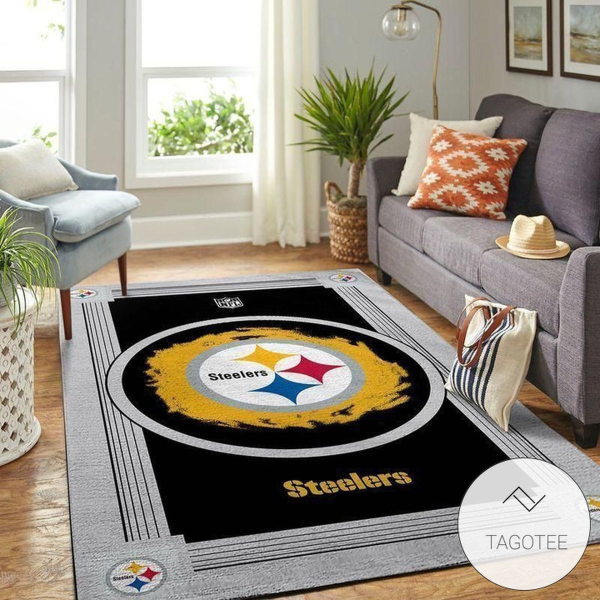 Pittsburgh Steelers Area Rug NFL Football Team Logo Carpet Living Room Rugs Floor Decor 20030317