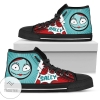 Sally Sneakers The Nightmare Before High Top Shoes Cartoon Fan High Top Shoes