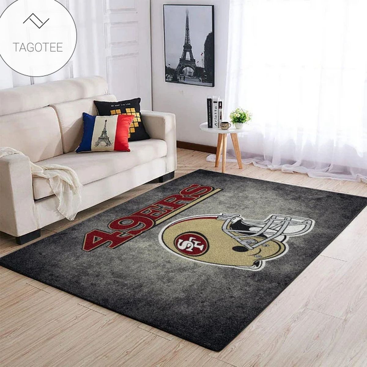 San Francisco 49ers Area Rug NFL Football Living Room Carpet Home Floor Decor