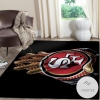 San Francisco 49ers Area Rug NFL Football Team Logo Carpet Living Room Rugs Floor Decor 1912215