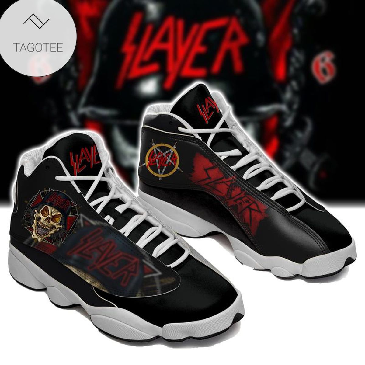 Slayer Band Sneakers Air Jordan 13 Shoes