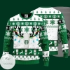 Starbucks Reindeer Knitted Ugly Christmas Sweater
