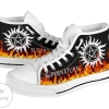 Supernatural Sneakers Fire High Top Shoes Fan High Top Shoes