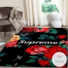 Supreme Area Rug Hypebeast Carpet Luxurious Fashion Brand Logo Living Room  Rugs Floor Decor 081128