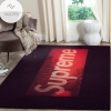 Supreme Area Rug Red Hypebeast Carpet Luxurious Fashion Brand Logo Living Room  Rugs Floor Decor 19120516