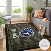 Tennessee Titans NFL Team Logo Camo Style Nice Gift Home Decor Rectangle Area Rug