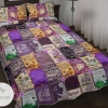 The Color Purple Book Covers Quilt Bedding Set