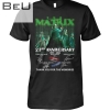 The Matrix 22nd Anniversary 1999 2021 Signatures Thank You For Memories Shirt