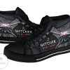 The Witcher Wolf Sneakers High Top Shoes Gamer High Top Shoes