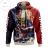 Trippy All Might My Hero Academia Pullover Hoodie
