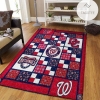 Washington Nationals Area Rug MLB Baseball Team Logo Carpet Living Room Rugs Floor Decor 2002175