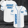 Absolut Vodka Logo Baseball Jersey Shirt
