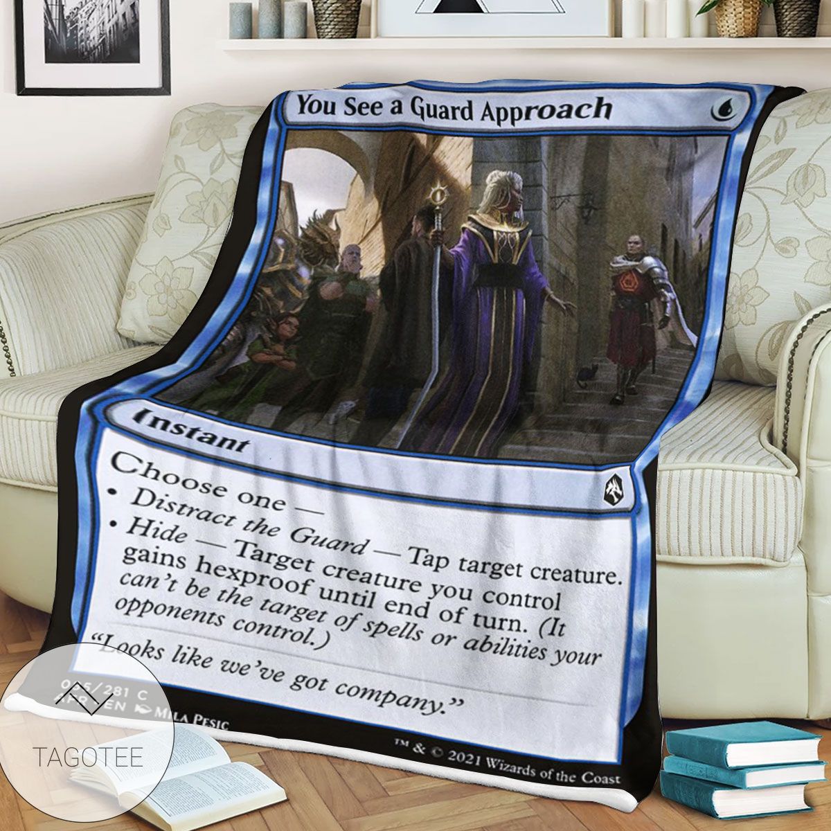 Afr 85 You See A Guard Approach Magic The Gathering MTG Blanket