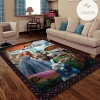 Alice In The Wonderland Poster Disney Mad Hatter Colorful Living Room Area Rug Carpet  Kitchen Rug  US Gift Decor