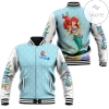 Ariel Princess Disney Gift All Over Print Baseball Jacket