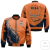 Auburn Tigers Bomber Jacket - Fire Football - NCAA