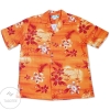 Aurora Orange Hawaiian Rayon Shirt