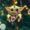 Baby Yoda Lone Star Ornament