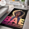 Bae Black And Educated Rectangle Rug