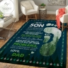 Birthday Gift For Son From Dad Just Believe In Yourself Area Rug