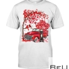 Black Great Dane Valentine Day Tree Truck Heart Shirt