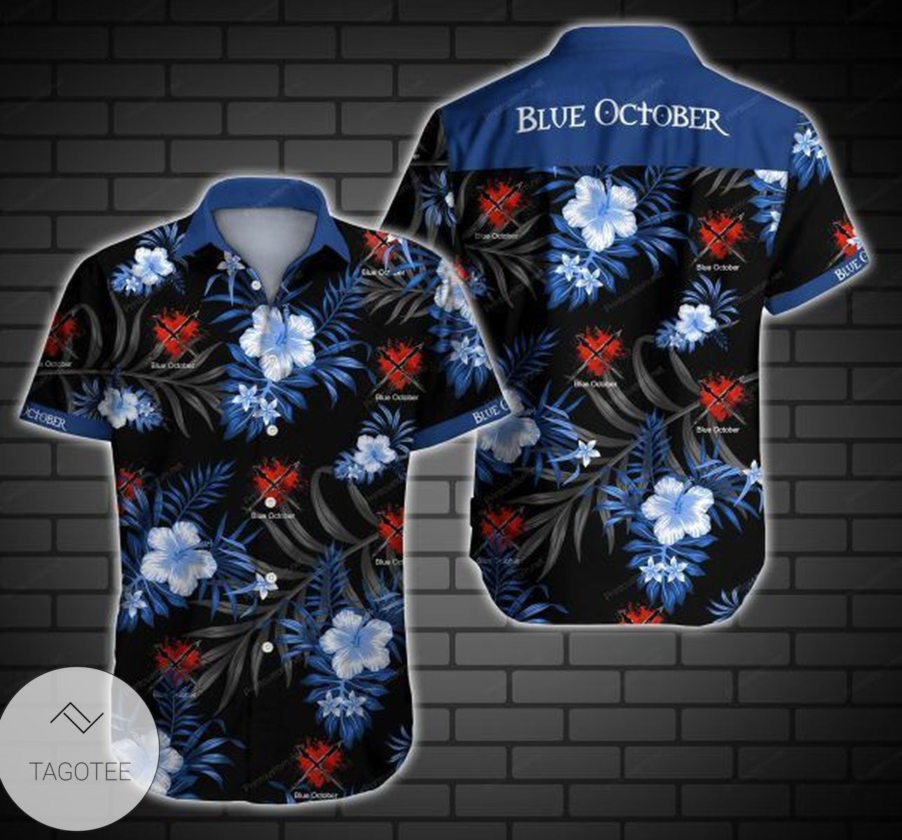Blue October Hawaiian Shirt