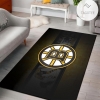 Boston Bruins Area Rug NHL Ice Hockey Team Logo Carpet Living Room Rugs Floor Decor 20022015
