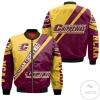 Central Michigan Chippewas Logo Bomber Jacket Cross Style - NCAA