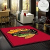 Chicago Blackhawks Rug Team Spirit Carpet Living Room Rugs Custom Carpet Floor Decor