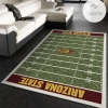 College Arizona State NFL Team Logo Area Rug Living Room Rug Family Gift US Decor