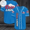 Coors Light Logo Baseball Jersey Shirt