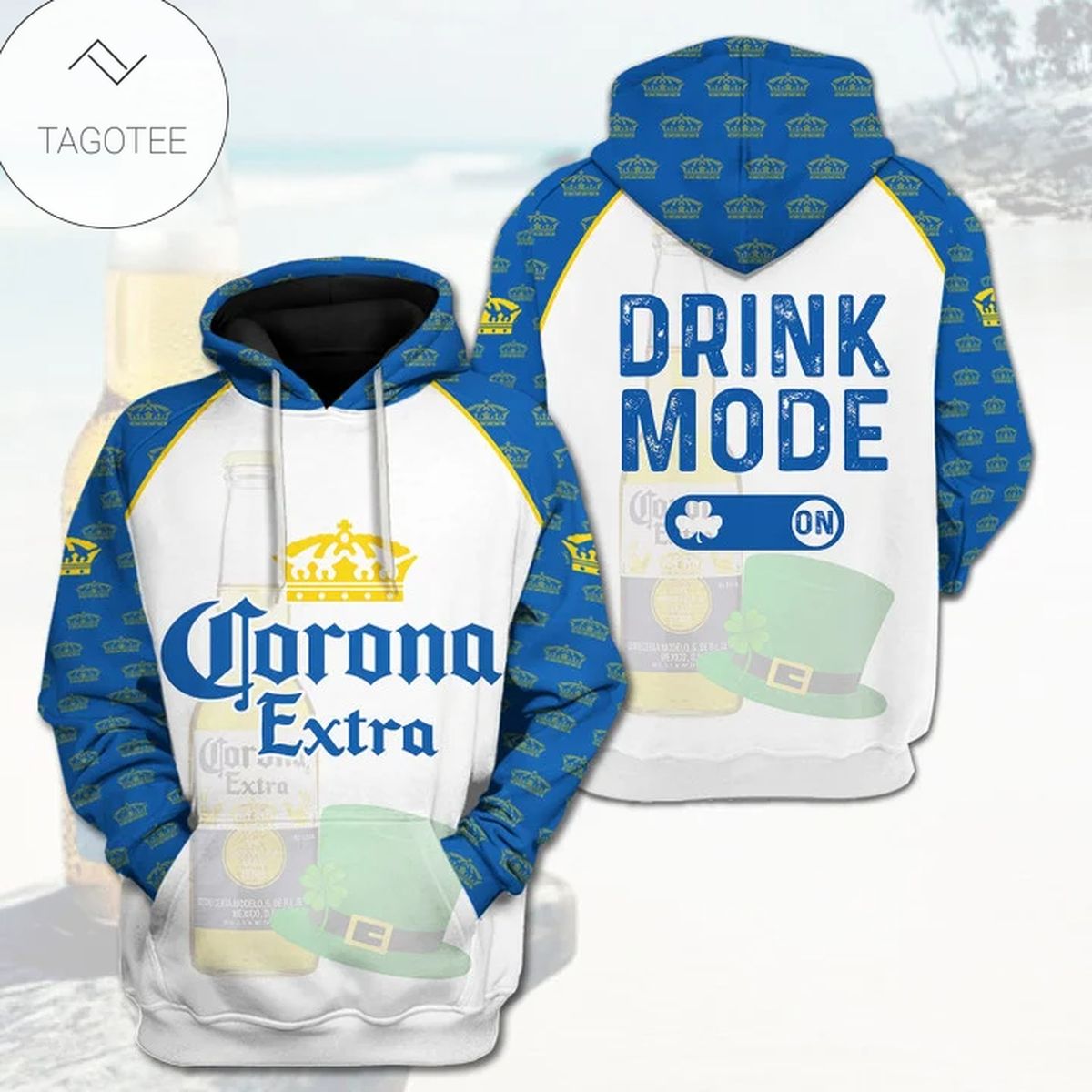 Corona Extra Drink Mode On Hoodie