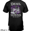 Diesel Demons Rule The Roads Run The Night Trucker Shirt