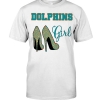 Dolphins Girl High Heels Shirt