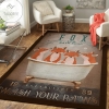 Fox Co Bath Soap Wash Your Paws Gift For Fox Lovers Framed Area Rug