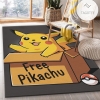 Free Pikachu Disney Area Rug Bedroom US Gift Decor