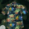 Gettyshirt Hot Tropical Vintage Baby Yoda Cotton Mens Hawaiian Shirt
