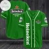 Heineken Logo Baseball Jersey Shirt