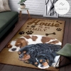 In This House We Are Family Spaniel Rug