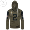 Indianapolis Colts Number 2 Carson Wentz Mask Hoodie