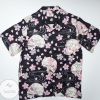 Japanese Wagara Skulls Sakura Hawaiian Shirt