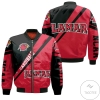 Lamar Cardinals Logo Bomber Jacket Cross Style - NCAA
